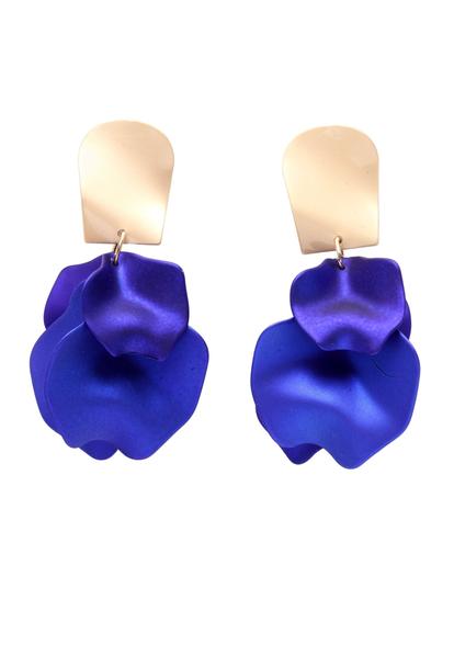 Green Petals Earrings