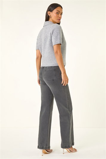 Dusk Embellished Knit Collared Top 16305236