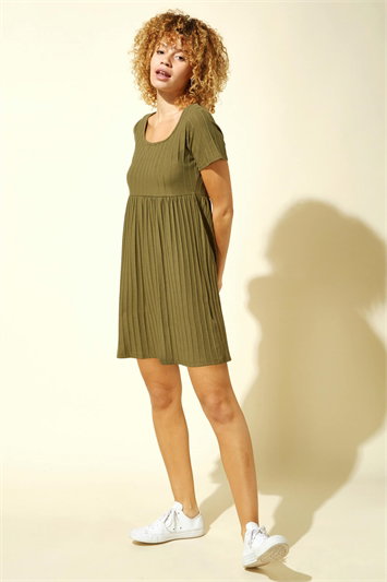 Ribbed Jersey Skater Dress 14119440