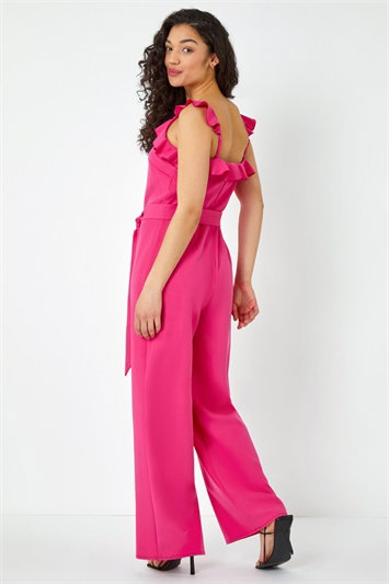 Dusk Frill Detail Wide Leg Jumpsuit 14422972