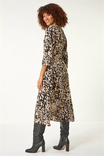 Abstract Midi Shirt Dress 14639388