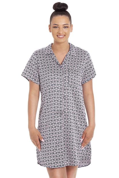 Blue Satin Nightshirt