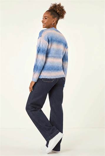 Space Dye Stripe Knit Jumper 16300809