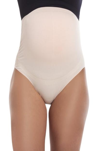 Black High Waist Seamless Maternity Briefs