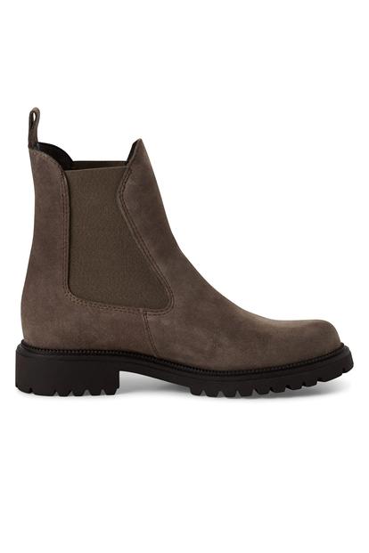 Grey Tamaris Womens Taupe Chelsea Boots