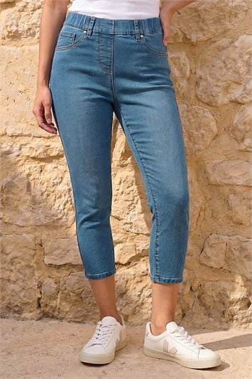 Petite Stretch Crop Denim Jegging 18031629