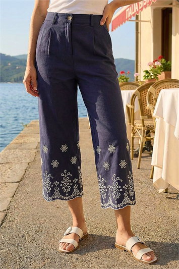 Broderie Cotton Culottes 18122060