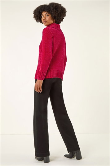 Chenille Roll Neck Knit jumper 16300678