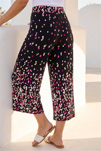 Border Print Culotte Trouser 18112008