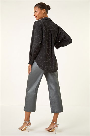 Hotfix Collared Longline Shirt 10212008