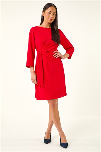 Petite Tie Waist Front Dress 14846278