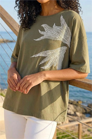 Oversized Embroidered T-Shirt 19476740