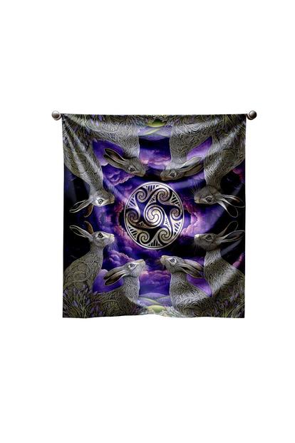 Multi The Silk Heritage Collection - Hares Large Square Scarf