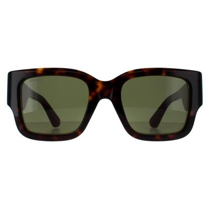 Brown Square Havana With Green And Red Green Gg1663s