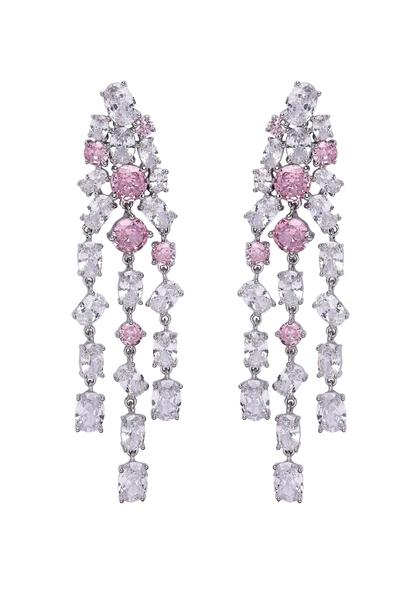 Pink Diva Gorgeous Tassel Earrings