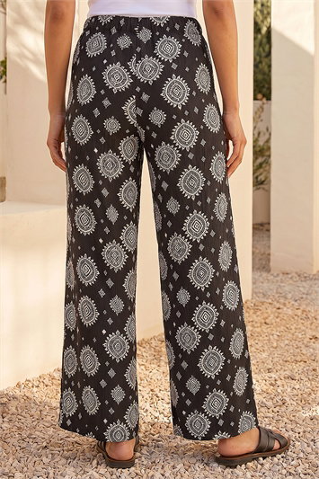 Petite Printed Texture Stretch Trouser 18107308