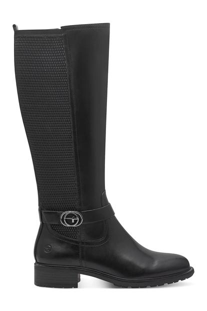 Black Tamaris Womens Black Riding Boots