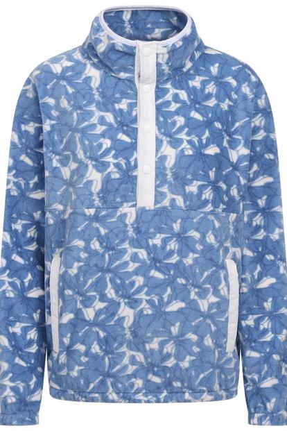 Blue Breker Fleece Top