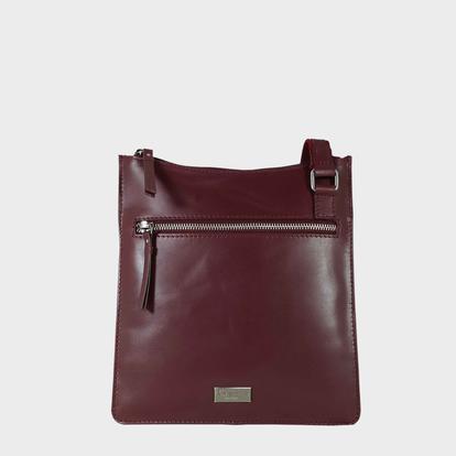 Black 'Willow' Smooth Leather Crossbody Bag