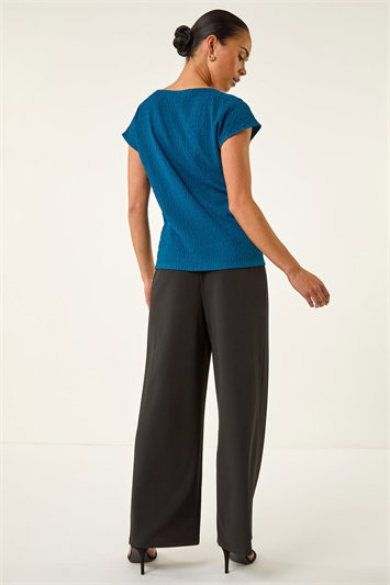 Petite Textured Stretch Top 19499191