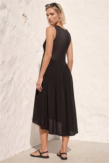 Ribbed Stretch Midi Dress 14653208