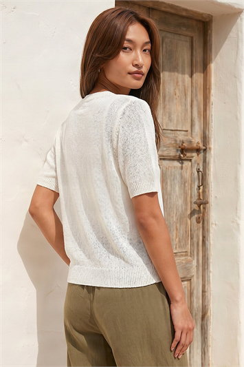 Light Weight Button Knit Cardigan 16343194