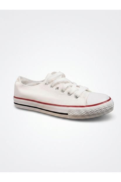 Black Pearl Canvas Lace Up Low Trainers
