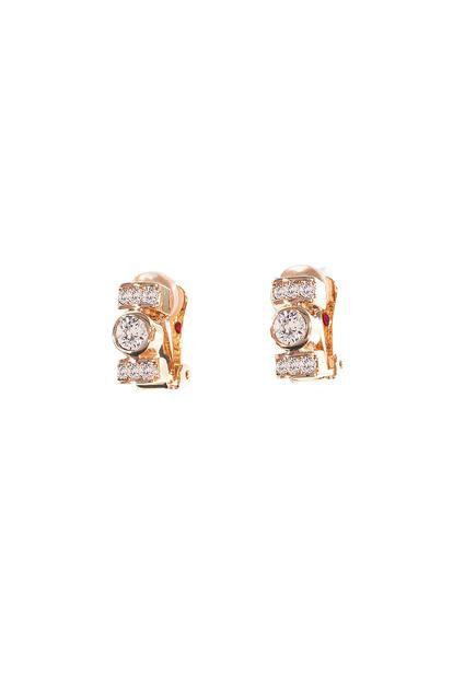 Multi Cachet London Terri Rose Gold Clip On Earrings