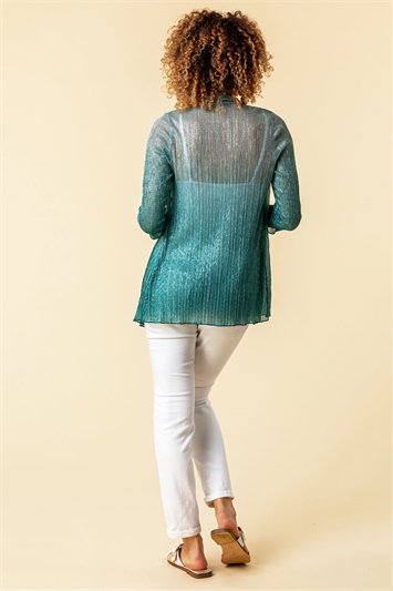 Ombre Metallic Plisse Kimono 19065191