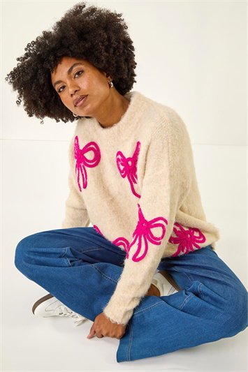 Soft Bow Knit Jumper 16223638