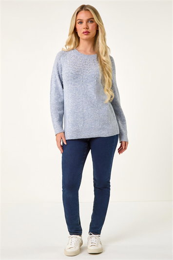 Petite Pearl Detail Knit Jumper 16122409