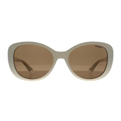 White Butterfly White Brown Polarized Pld 4154/S/X