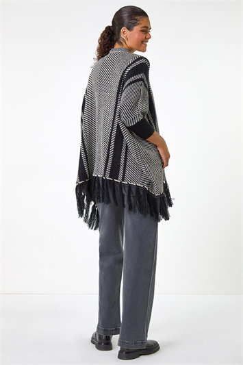 Abstract Print Knit Coverup 16135218