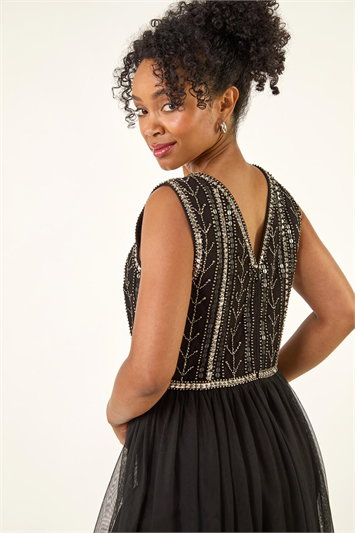 Petite Embroidered Mesh Dress 14791308