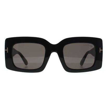 Black Square Shiny Black Grey With Light Mirror Brigitta Ft1188