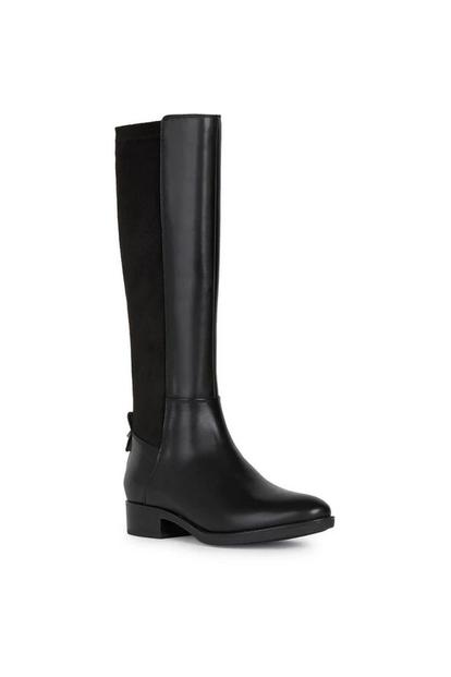 Black Felicity Leather Calf Boots