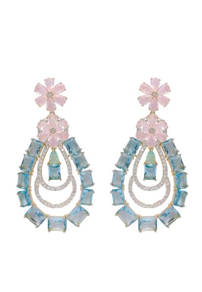 Green Diva Luxury Pendant Earrings