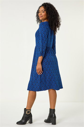 Petite Paisley Print Pocket Dress 14702180