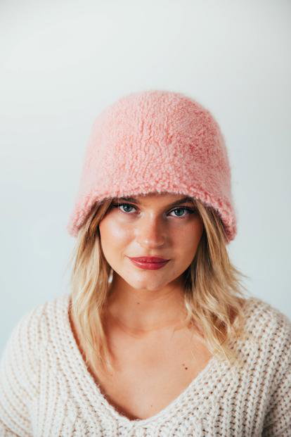 Pink Soft Bucket Hat