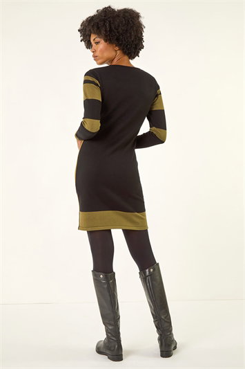 Colour Block Knitted Dress 14576540