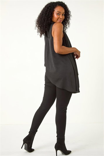 Petite Sparkly Asymmetric Top 20188508