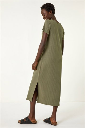 Ribbed Stretch Midi Dress 14655740
