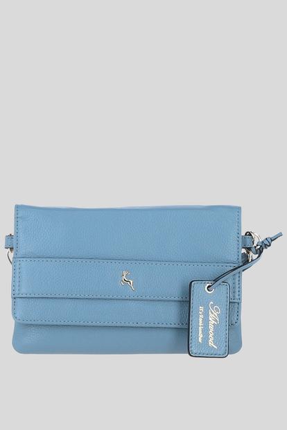 Black 'Brinea' Real Leather Crossbody Bag