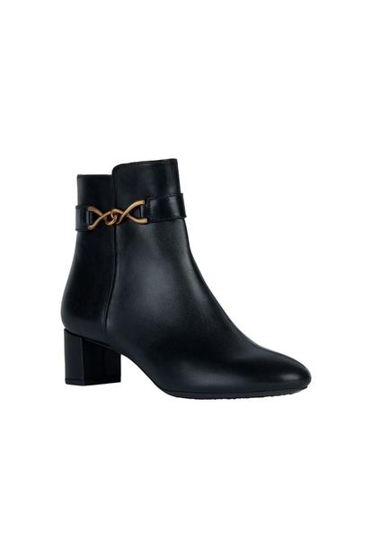 Black Pheby 50 Leather Ankle Boots