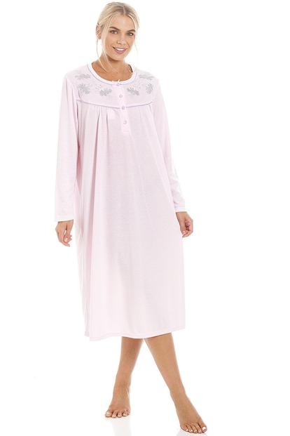 Pink Long Sleeve Cuddle Knit Nightdress