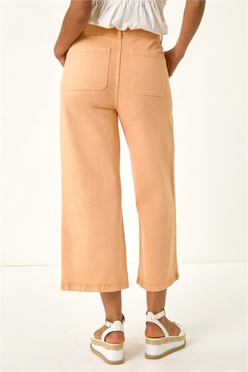 Dusk Denim Pocket Detail Wide Leg Culotte 18033069