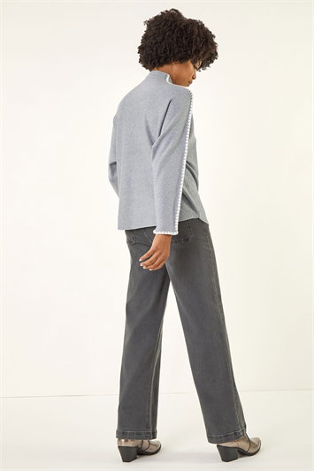 Hotfix Blanket Stitch Knit Jumper 16175825