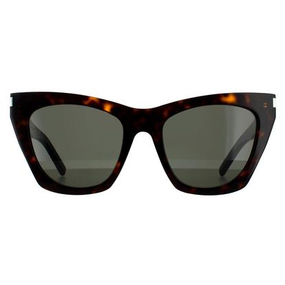 Brown Cat Eye Havana Grey Sunglasses