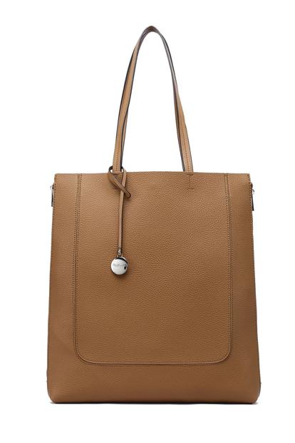 Brown Large Shopper Bag