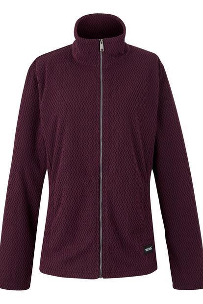 Purple Heidy Full Zip Fleece